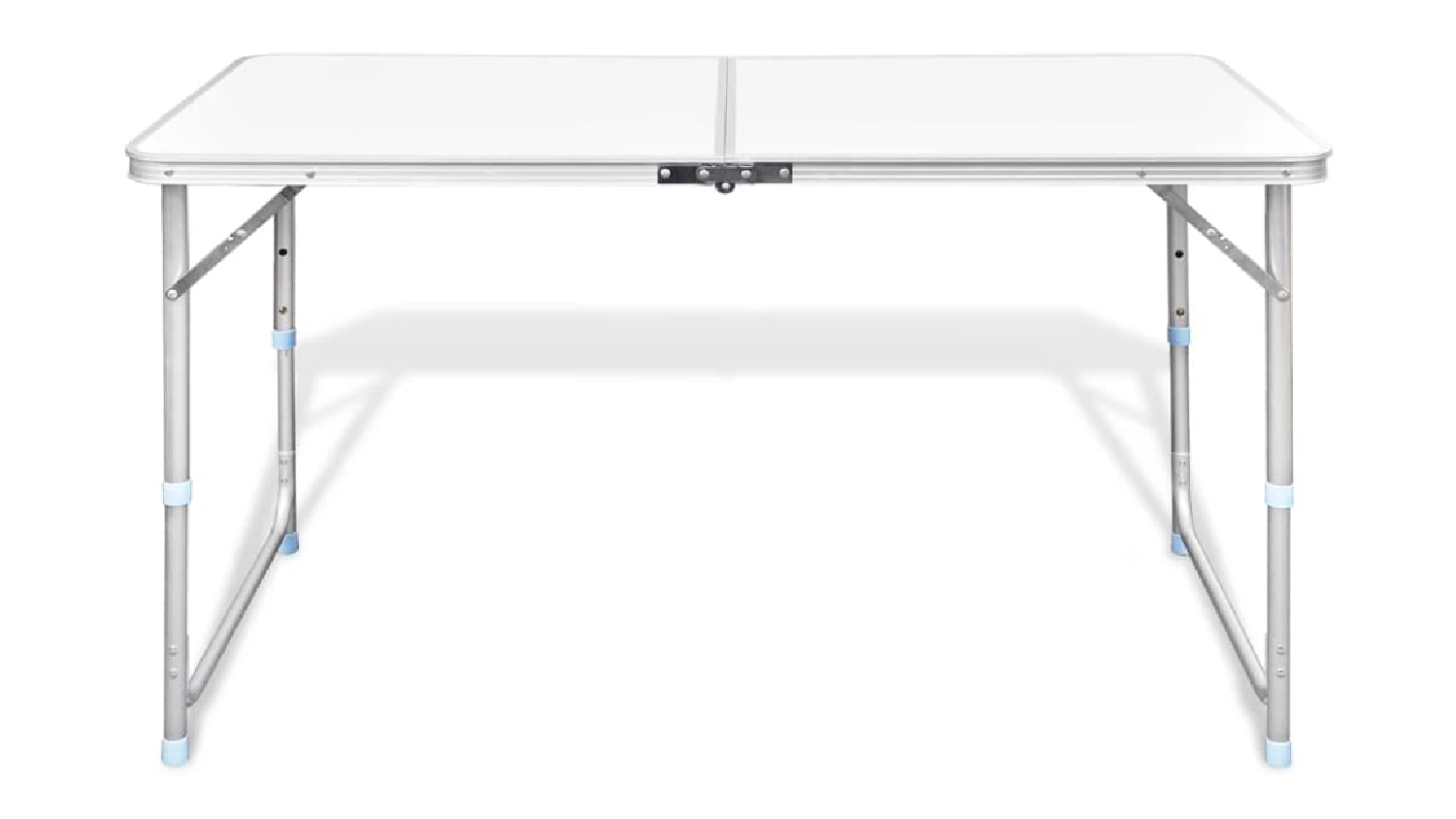 NNEVL Height-Adjustable Folding Camping Table 120 x 60cm