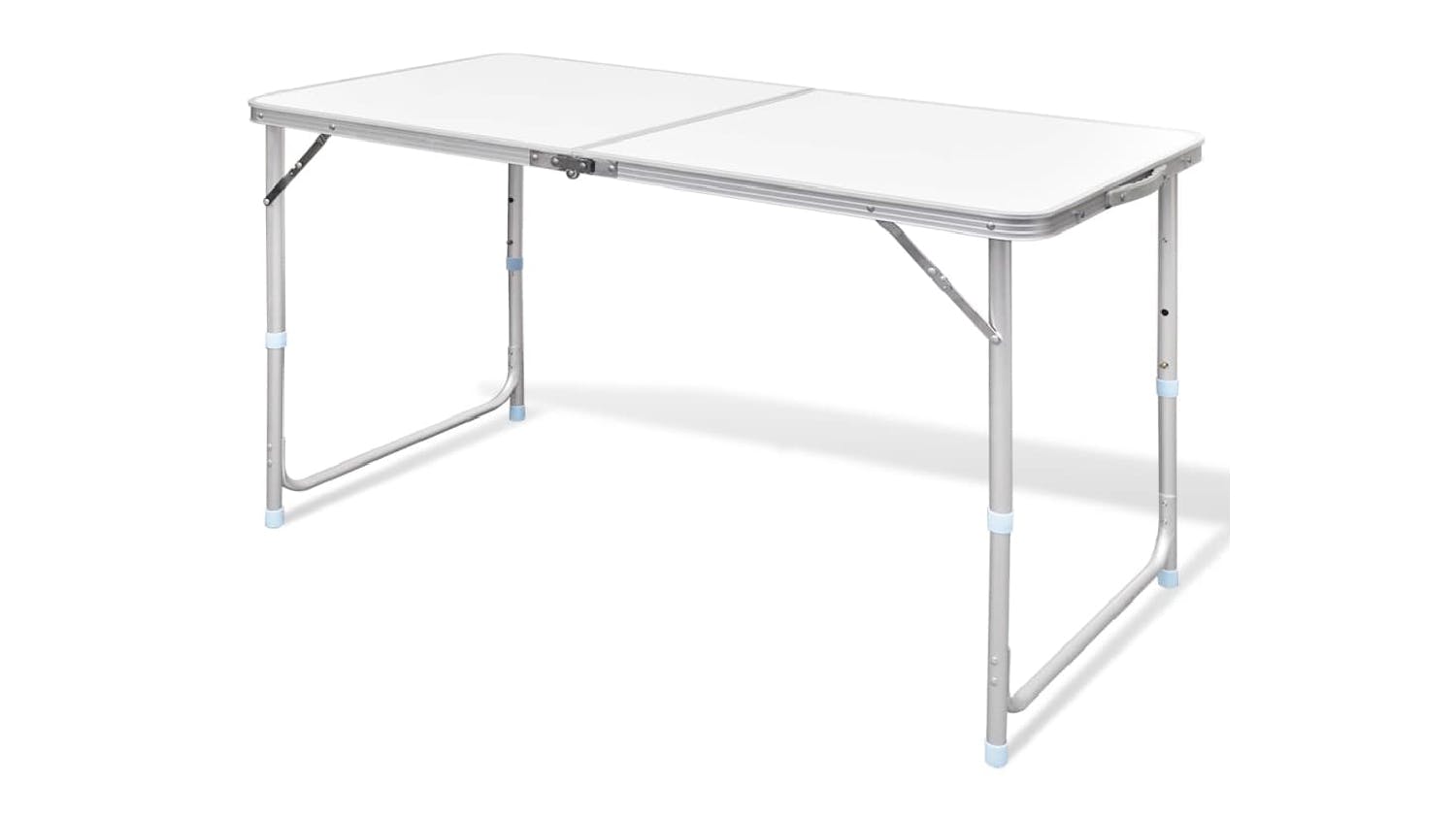 NNEVL Camping Table Folding Height Adjustable 120 x 60cm