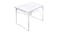 NNEVL Camping Table Folding 80 x 60cm - White