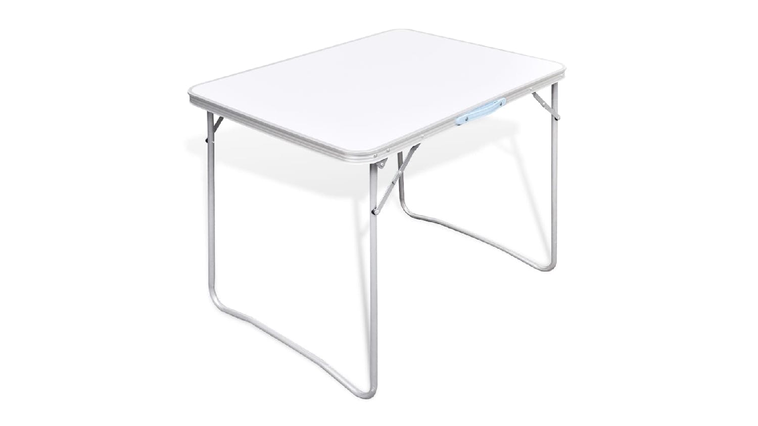 NNEVL Camping Table Folding 80 x 60cm - White
