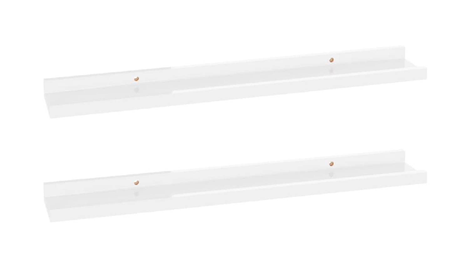 Two pieces NNEVL Ledge Wall Shelves in 60 x 9 x 3cm