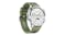 Huawei Watch GT 4 Smartwatch - Stainless steel Case with Green Wovenr Band (46mm Case, GPS, Bluetooth)