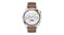 Huawei Watch GT 4 Smartwatch - Stainless steel Case with Brown Leather Band (46mm Case, GPS, Bluetooth)