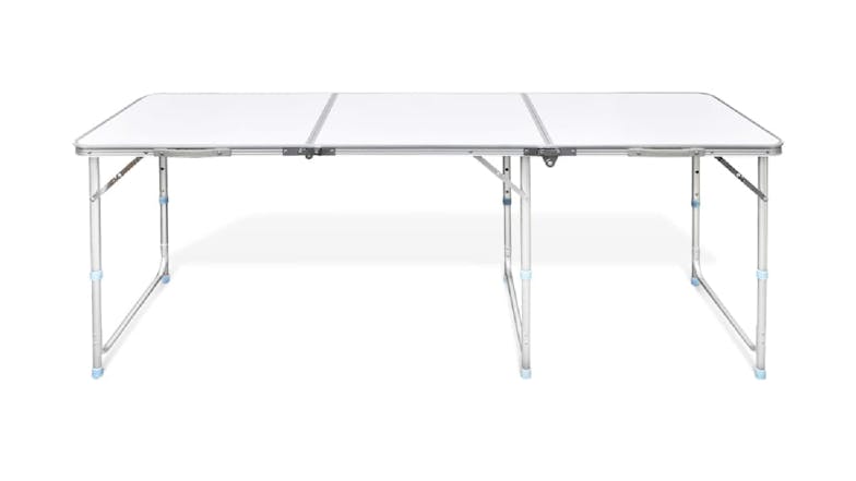 NNEVL Camping Table Folding Height Adjustable 180 x 60cm