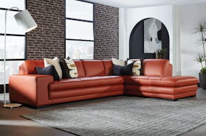 Dylan 3 Seater Leather Corner Sofa with Chaise