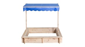 TSB Living Wooden Sandpit with Canopy