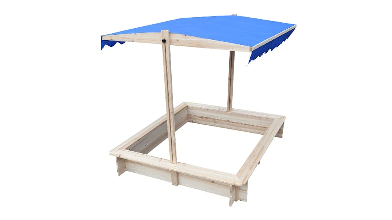 TSB Living Wooden Sandpit with Canopy