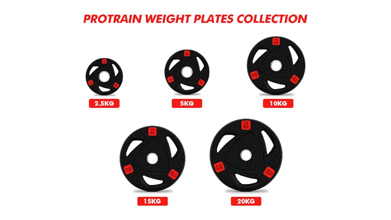 PROTRAIN Rubber Coated Weight Plate 15kg