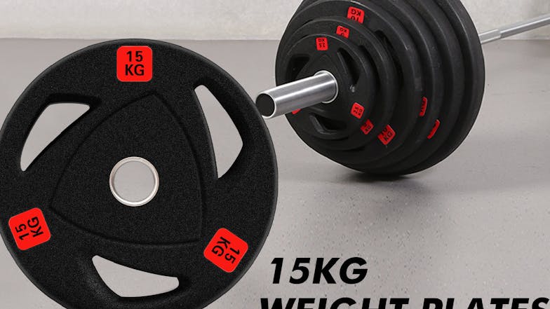 PROTRAIN Rubber Coated Weight Plate 15kg