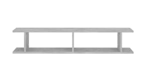 NNEVL Wall Shelves Floating Ladder 2pcs. 105 x 18 x 20cm - Concrete Grey