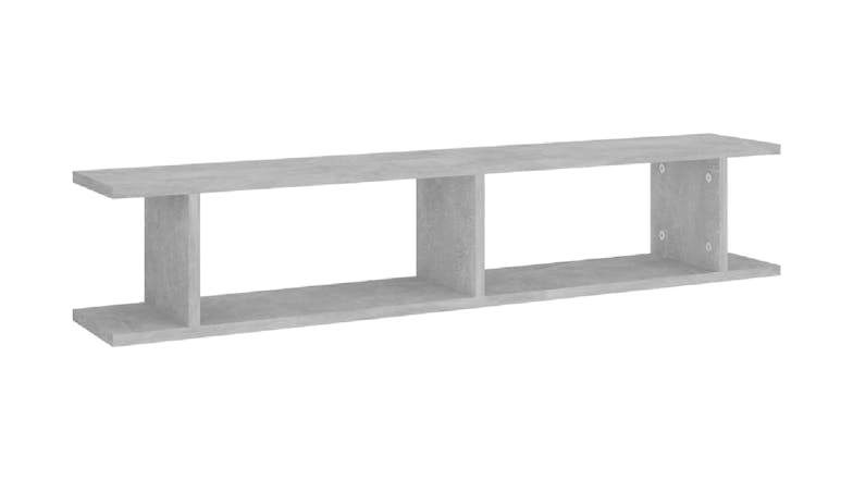 NNEVL Wall Shelves Floating Ladder 2pcs. 105 x 18 x 20cm - Concrete Grey