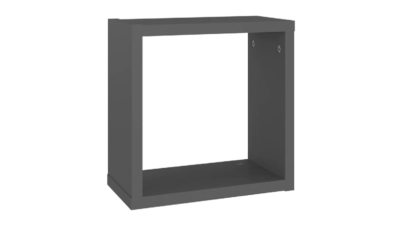 NNEVL Wall Shelves Floating Cube 4pcs. 30 x 15 x 30cm - Grey