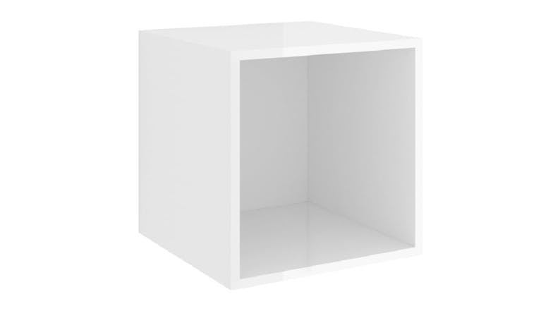 NNEVL Wall Cabinet 2pcs. 37 x 37 x 37cm - Gloss White