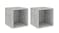 NNEVL Wall Cabinet 2pcs. 37 x 37 x 37cm - Concrete Grey