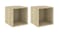 NNEVL Wall Cabinet 2pcs. 37 x 37 x 37cm - Sonoma Oak