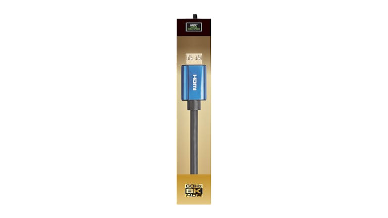 Vanco Bluejet 48 Gbps HDMI eARC Cable - 1.8m (BJVP1008) Supports 8K @ 60 Hz, 4K @ 120 Hz & HDR