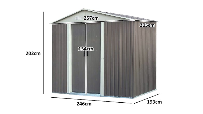 TSB Living Garden Shed 2.4 x 1.9m