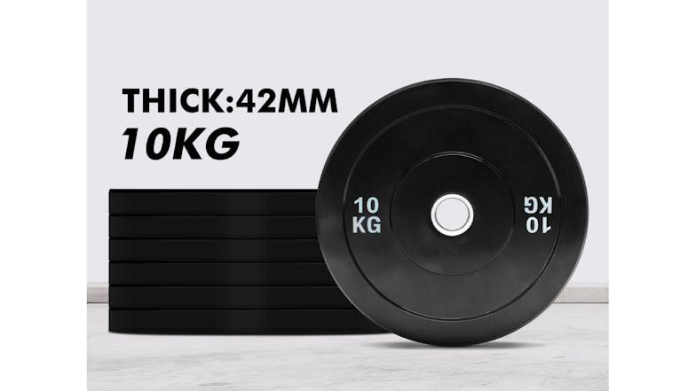 PROTRAIN Solid Rubber Weight Plates 10kg 2pcs.