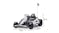 TSB Living Kids' Electric Go Kart with Drift Capability - White