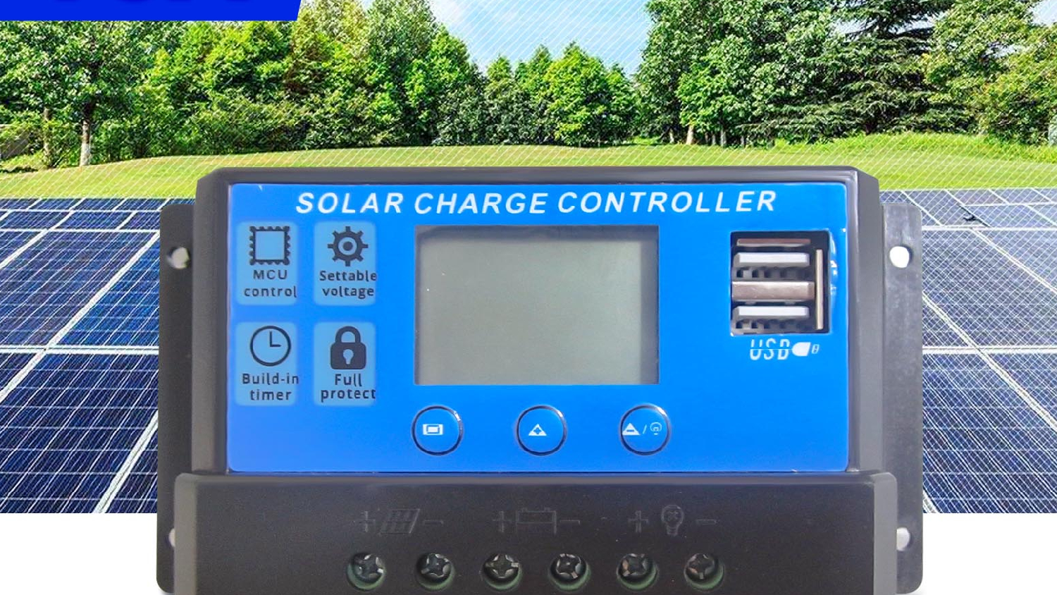 TSB Living Universal Solar Panel Control Unit 10A