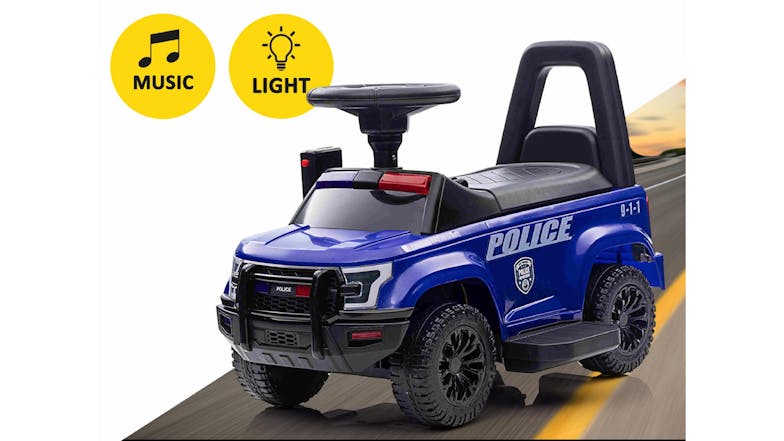 TSB Living Ride-On Car - Police Car Blue