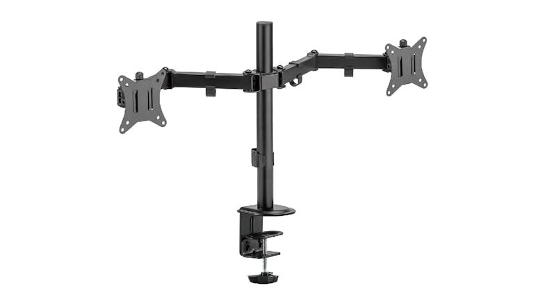 TSB Living Dual Arm Flat/Curved Monitor Desk Mount 32" w/ VESA Adaptor