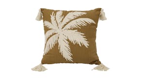 California Palms Embroidered Square Cushion