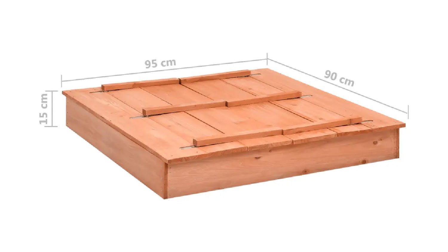 NNEVL Sandbox 95 x 90 x 15 - Firwood