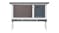 NNEVL Outdoor Rabbit Hutch Single Layer 90cm - Grey Wood