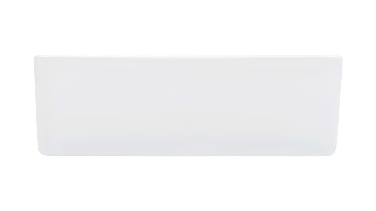NNEVL Rectangle Ceramic Basin 40 x 30 x 13cm - White