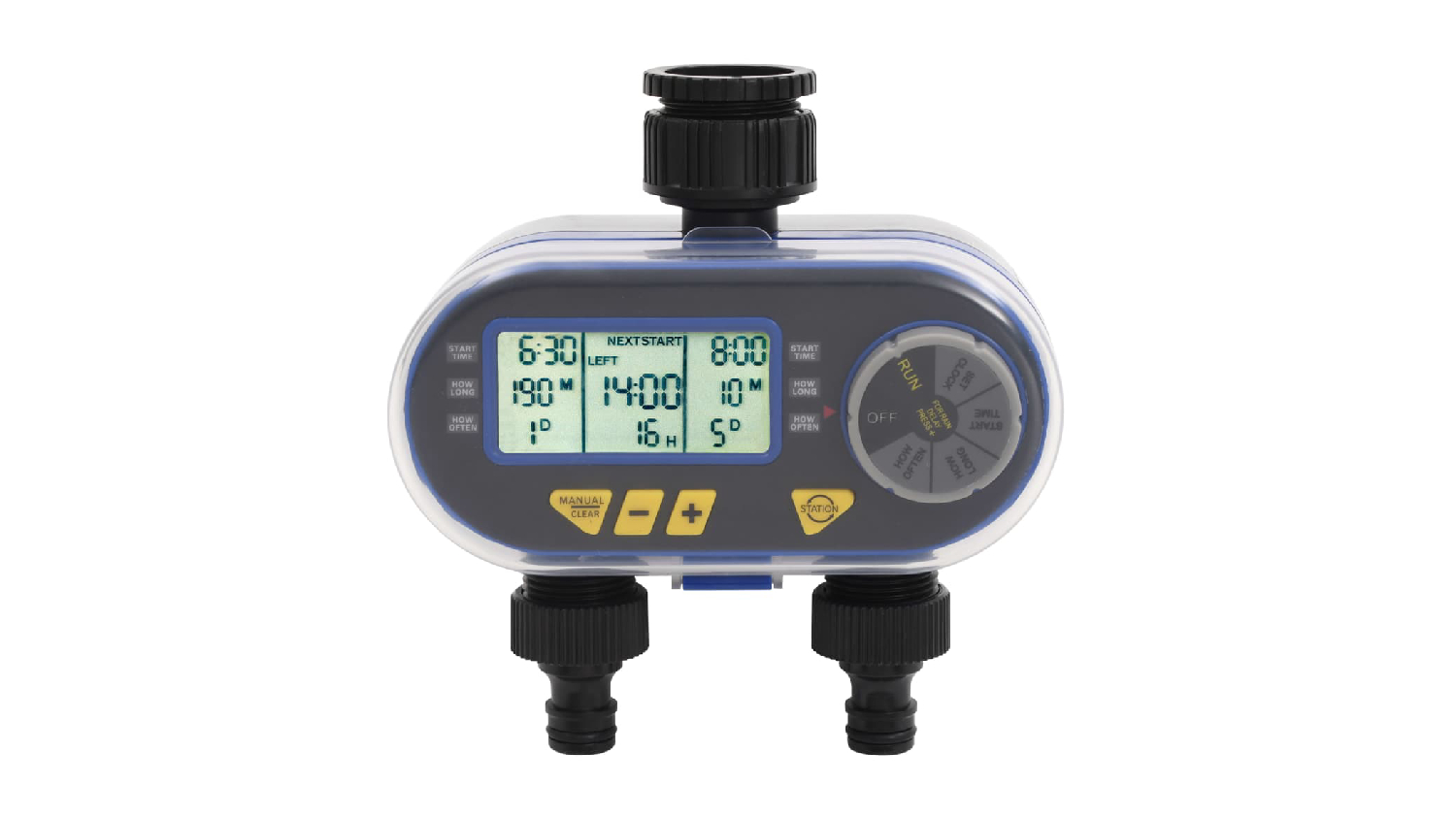 NNEVL Dual Outlet Digital Water Timer