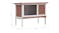 NNEVL Outdoor Rabbit Hutch Single Layer 90cm - Brown Wood