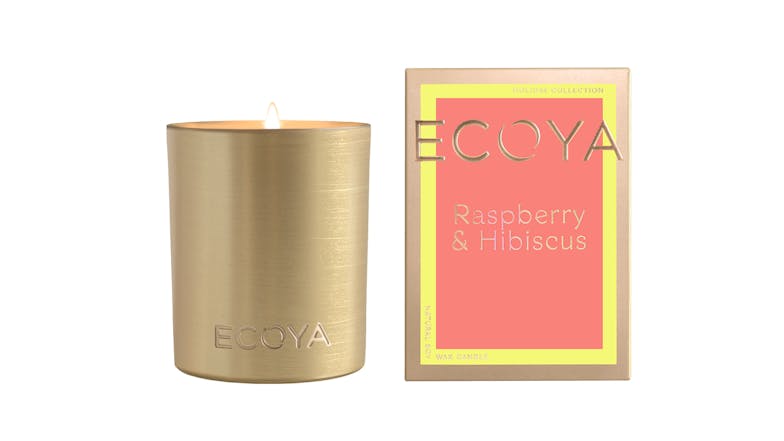 Ecoya 460g Goldie Candle - Raspberry & Hibiscus