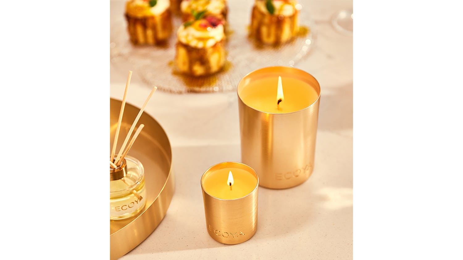 Ecoya 105g Mini Goldie Candle - Fresh Pine