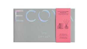 Ecoya Mini Candle & Diffuser Gift Set - Guava & Lychee Sorbet