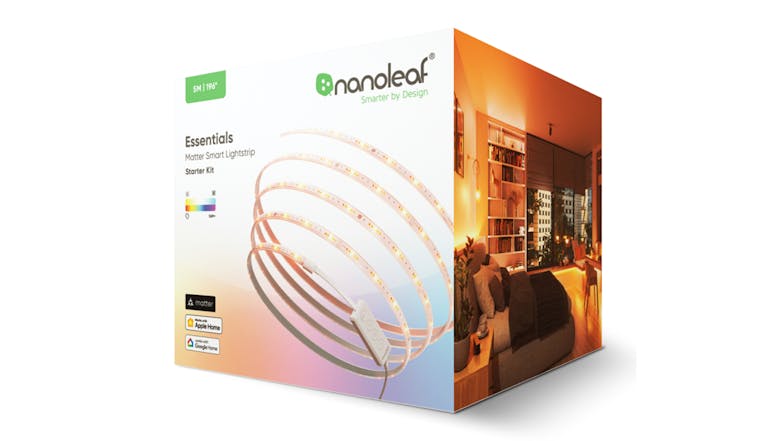 Nanoleaf Essentials Matter 30W Smart Light Strip Starter Kit - 5M (Multicolour)