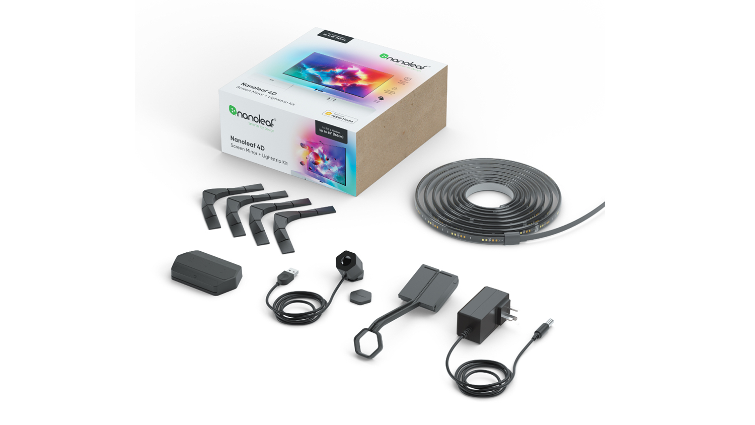 Nanoleaf 4D 24W Smart Light Strip kit for TV - 4M (Multicolour)