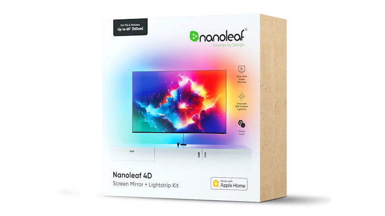 Nanoleaf 4D 24W Smart Light Strip kit for TV - 4M (Multicolour)