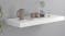 NNEVL Wall Shelves Floating Ledge 60 x 23.5 x 3.8cm - White