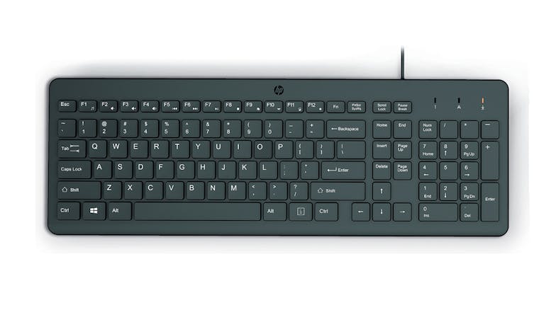 HP 150 Wired Keyboard - Black