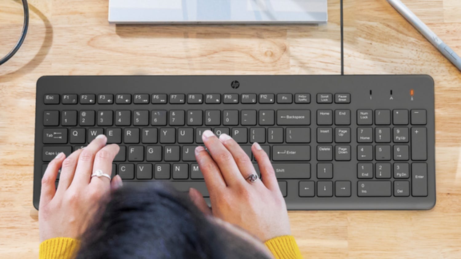 HP 150 Wired Keyboard - Black