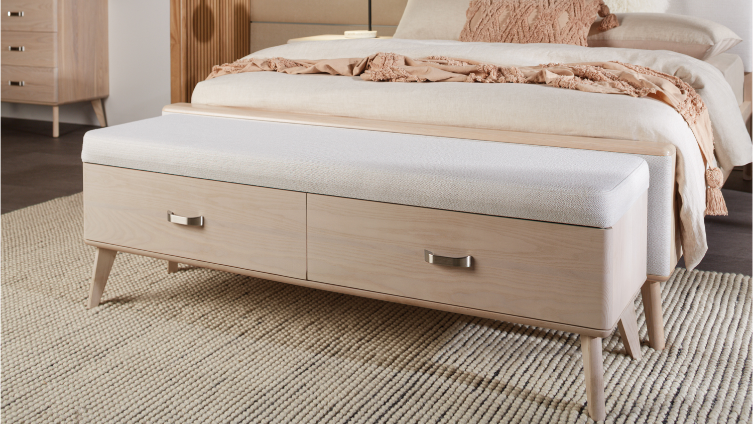 Melba 2 Drawer Ottoman