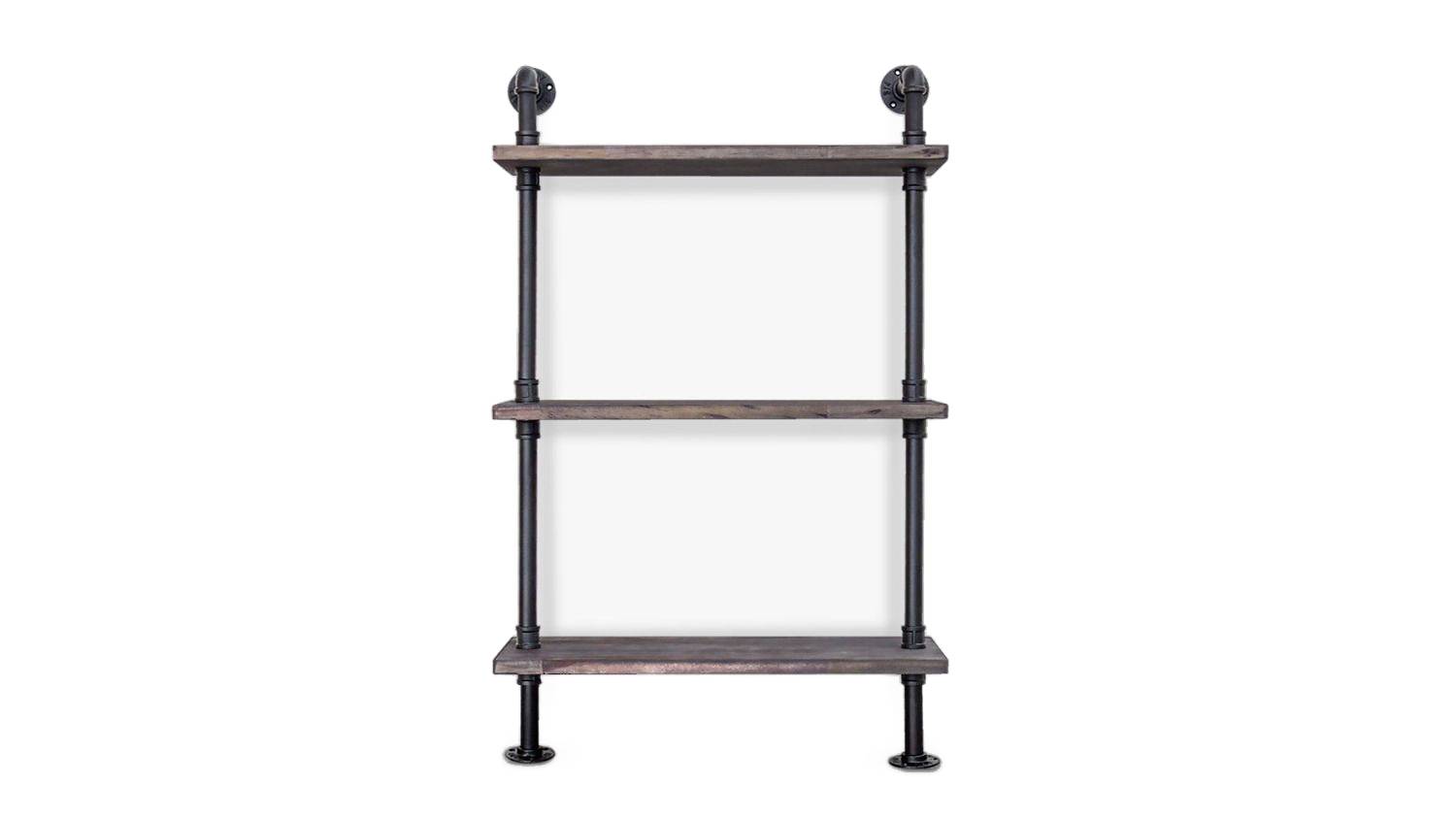 TSB Living 3 Tier Industrial Pipe Shelf