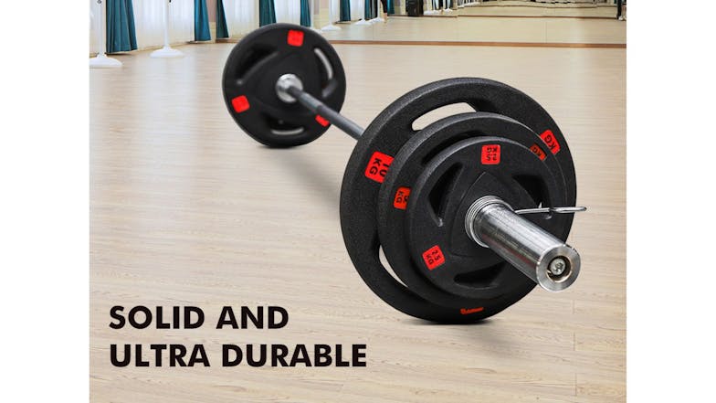 PROTRAIN Rubber Coated Weight Plate 10kg 2pcs.