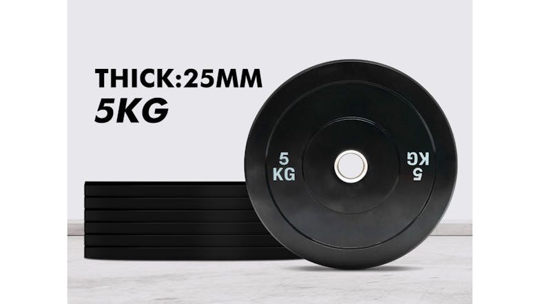 PROTRAIN Rubber Coated Weight Plate 5kg 2pcs.