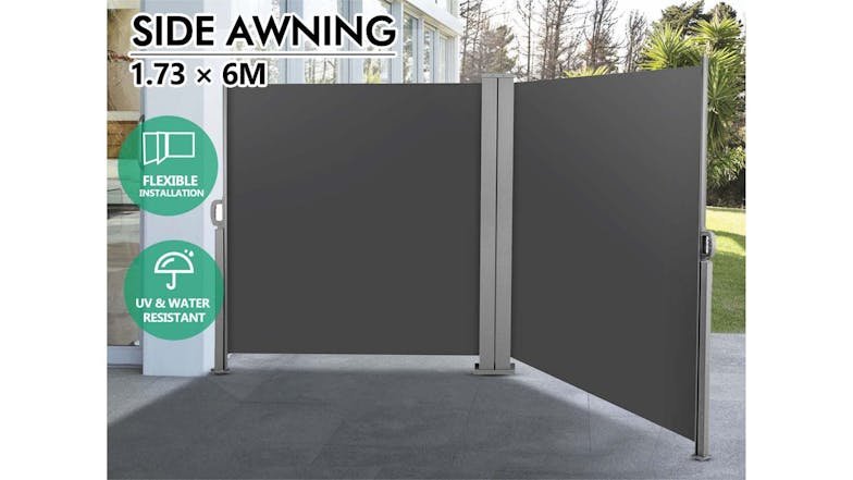 TSB Living Double Wide Side Awning 1.7 x 3m