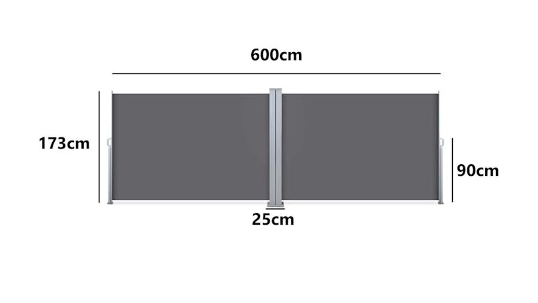 TSB Living Double Wide Side Awning 1.7 x 3m