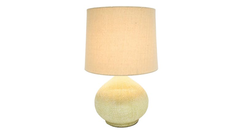 Hessian 52cm Table Lamp - Taupe