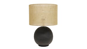 Milos 49cm Table Lamp - Black