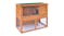 NNEVL Outdoor Rabbit Hutch Single Door 90cm - Wood